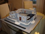 Started porch roof