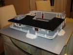 Finished porch roof